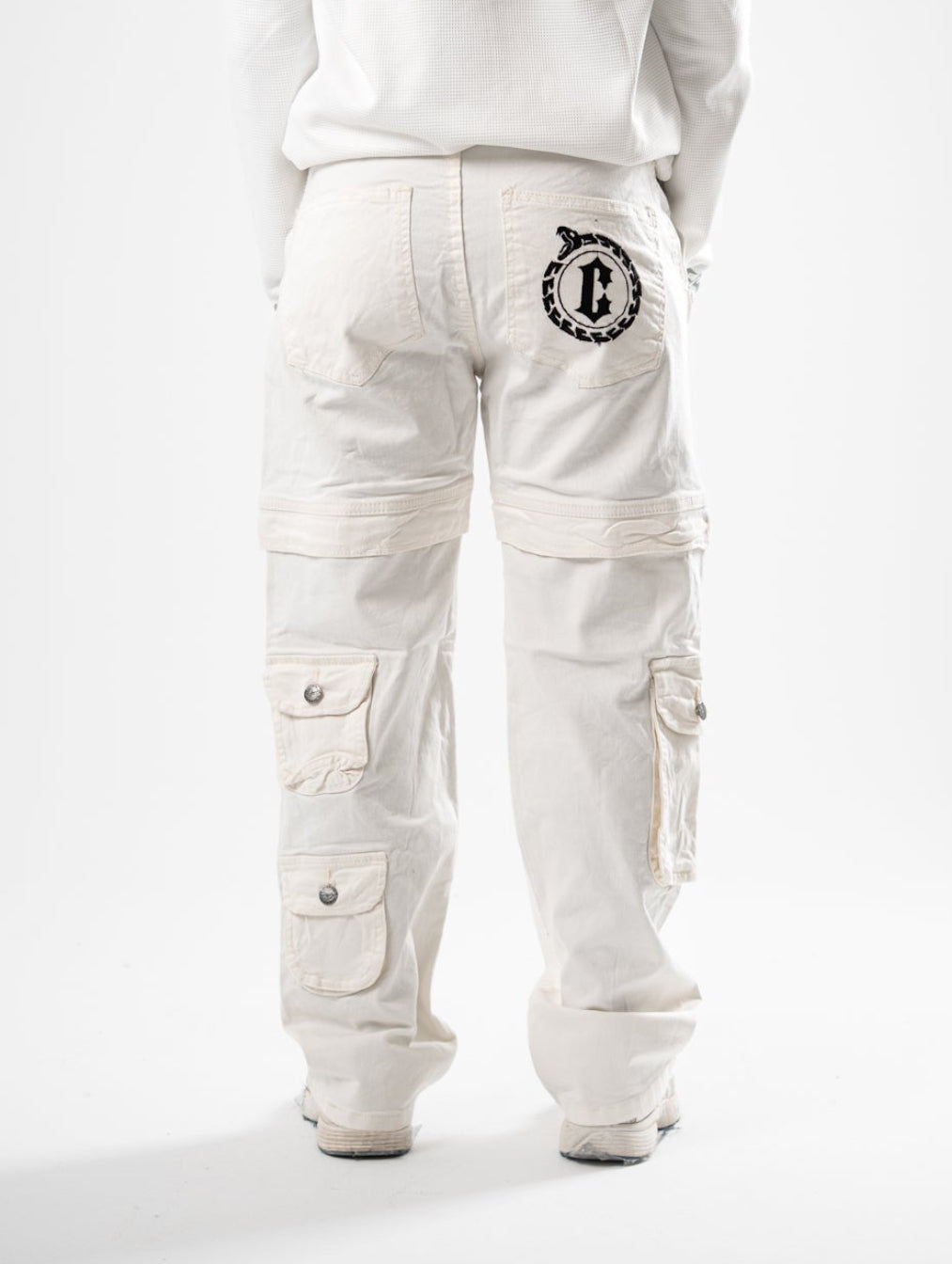 Cobra V1 Cargo Pants  (White)
