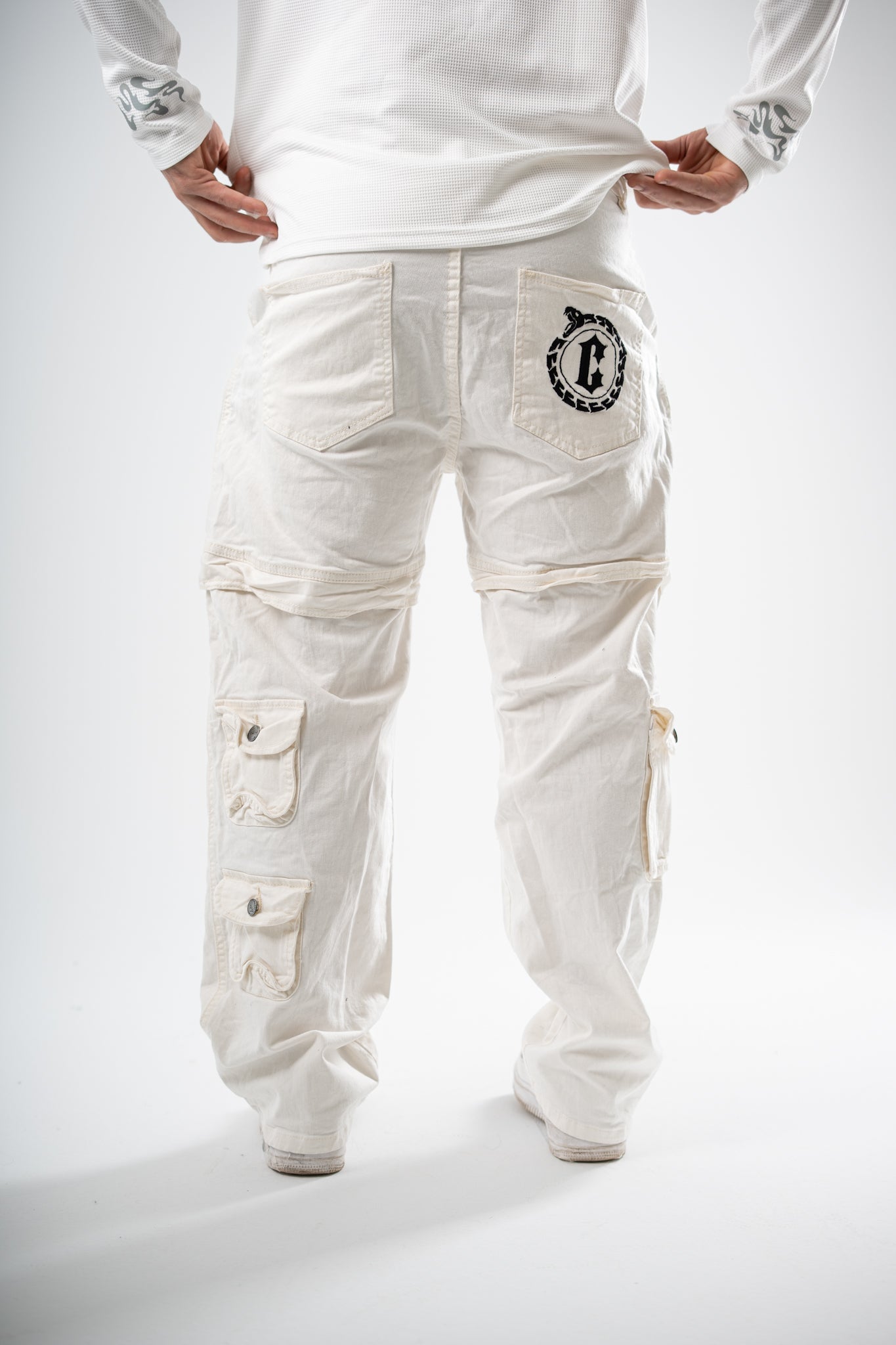 Cobra V1 Cargo Pants  (White)